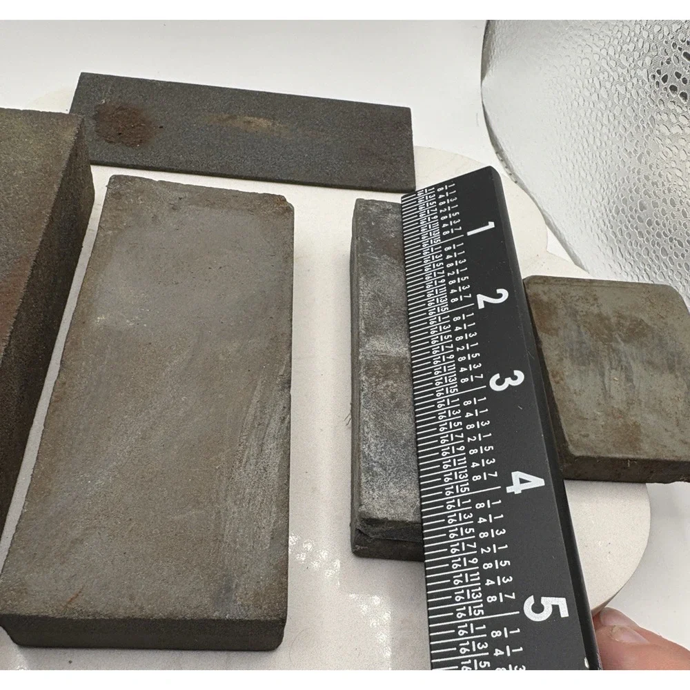 Lot Of 5 Large Small Sharpening Stones Whetstones No Box Knife Blade Sword Sharp